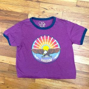 Chaser Freedom Recycled
Vintage Jersey with Tri-Blend Tee
Ringer T-shirt Large